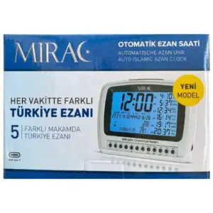 Mirac Otomatik Ezan Saati - Masa Saati