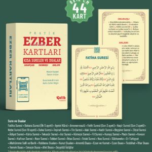 Kısa Sureler ve Dualar;Ezber Kartları